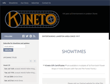 Tablet Screenshot of kineto.ca
